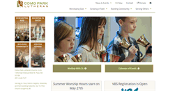 Desktop Screenshot of comoparklutheran.org